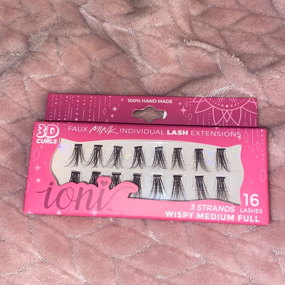 ioni individual lashes wispy medium full